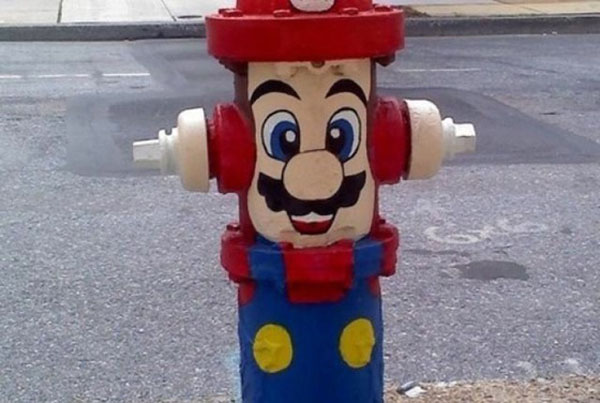 Пожарный кран Марио
